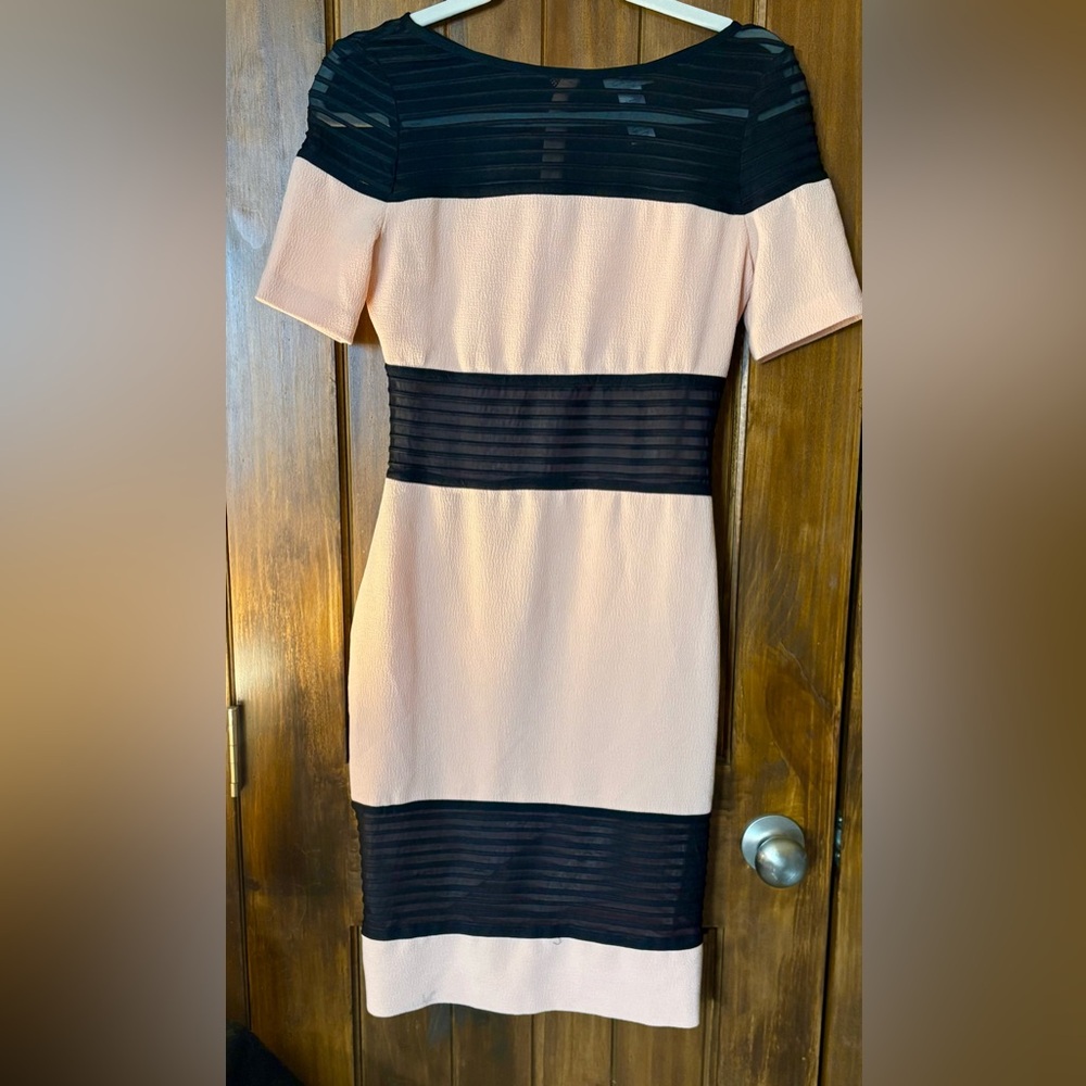 Cache pink and black dress